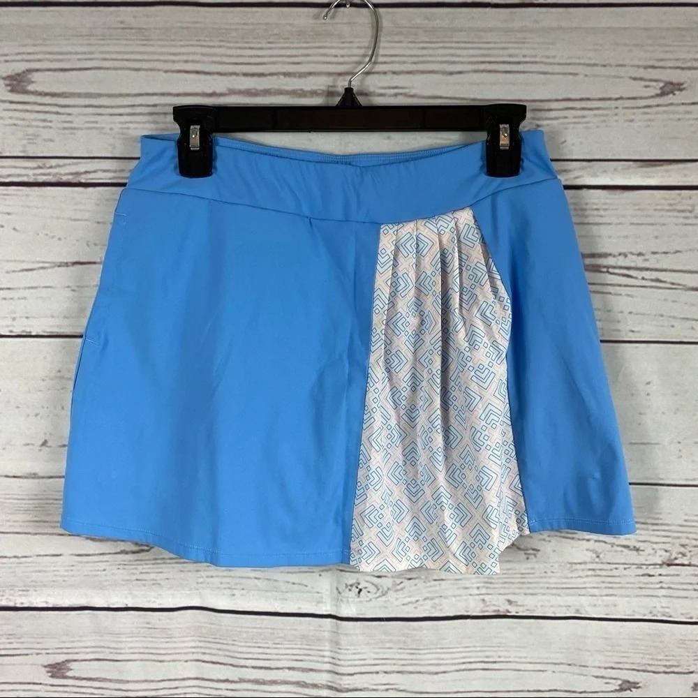 ADIDAS mini golf tennis skort skirt with shorts Sz S